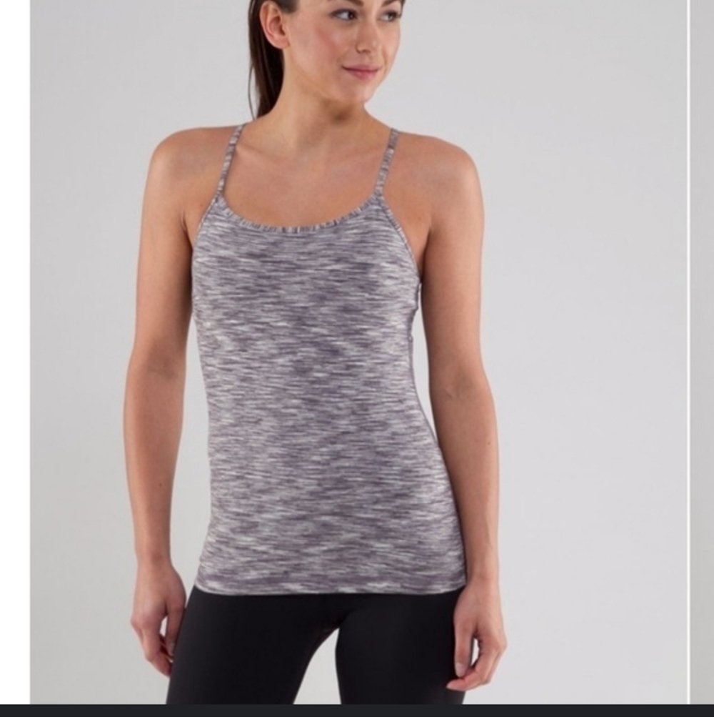 Lululemon Power Y Tank Magnum Space  Dye Size 6